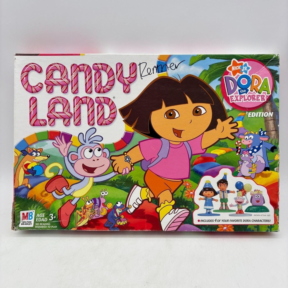Candy Land Dora the Explorer COMPLETE Milton Bradley 2005 Kids Children's